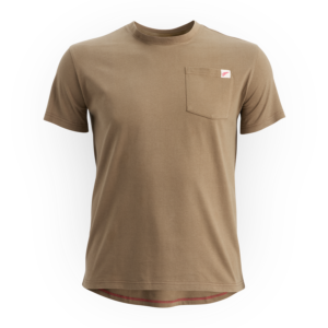Short Sleeve Pocket T-Shirt Brown