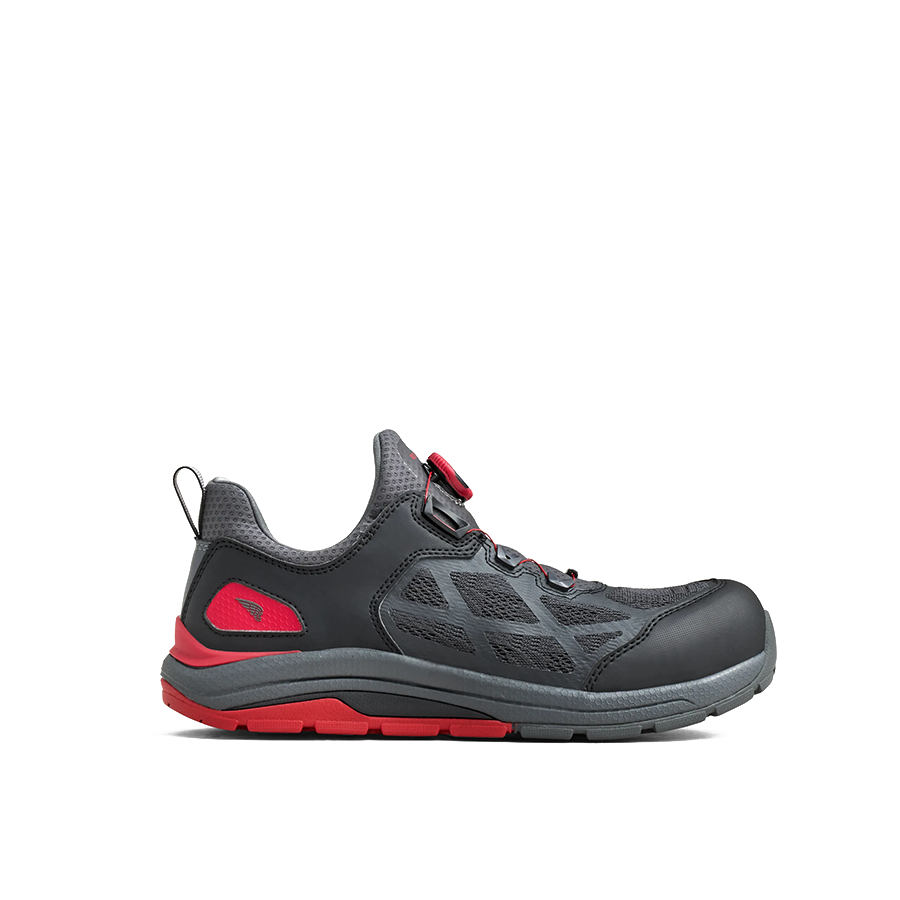 CoolTech Athletics w/ BOA (Charcoal-Red)