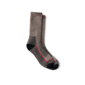 Premium Safety Medium Weight Crew Sock Brown