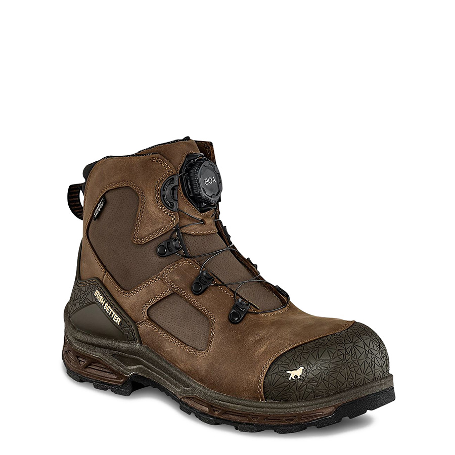 Kasota Men's 6-inch Waterproof Leather Safety Toe Boot