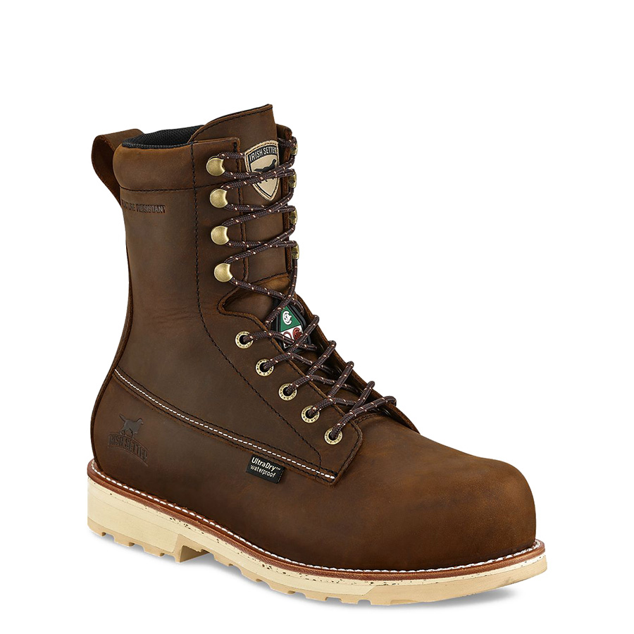 Wingshooter ST Men's 8-inch Waterproof Leather CSA Safety Toe Boot